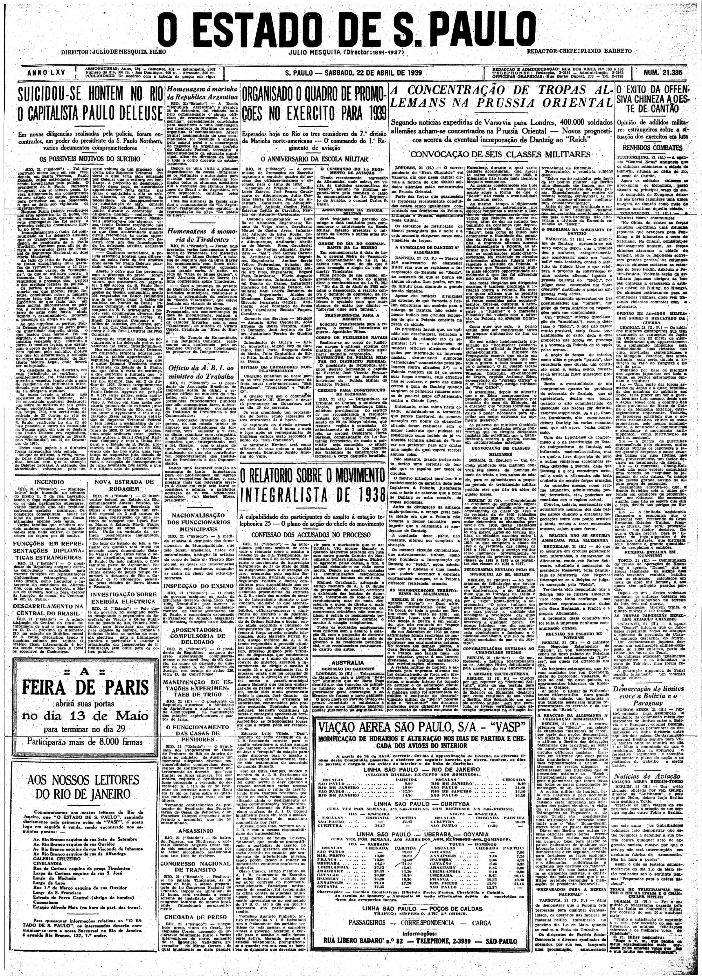 O Estado de S. Paulo - Acervo Estadão