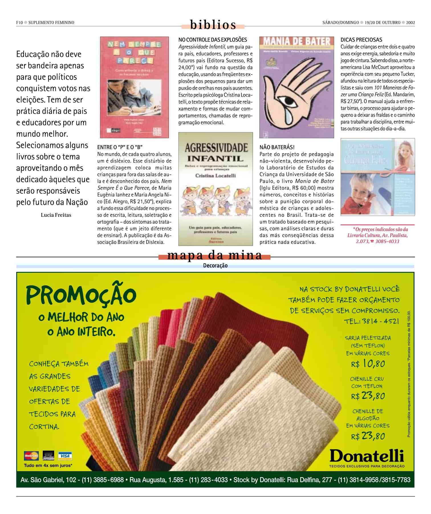 Tecto - Catálogo: Donatelli - Donatelli - Busca: tecidos